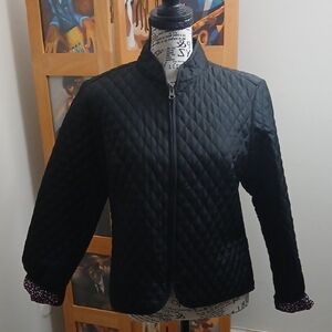 Briggs New York Black Quilted Women's Puffer Jacket